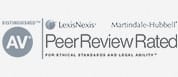 AV For Ethical Standard & Legal Ability Peer Review Rated Martindale-Hubbell from Lexis Nexis