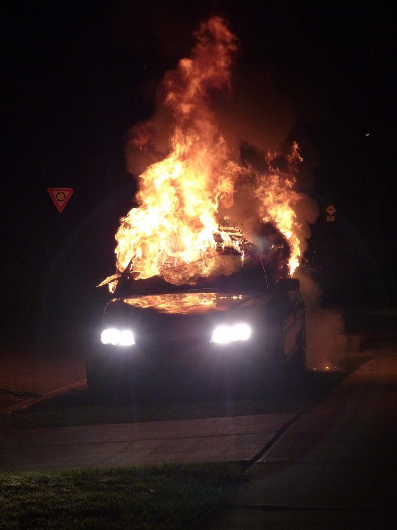 Fiery Crash in Fresno